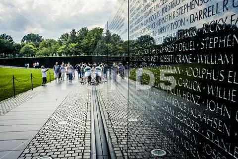 Vietnam War Memorial Stock Photos