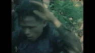 Vietnam War - Operation Piranha 1965 - Marines Capturing Vietcongs 02 Stock Footage