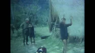 Vietnam War - South Vietnam Soldiers Capturing Vietcongs In Village  Stock Footage