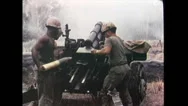 Vietnam War - Us Artillery  Stock Footage