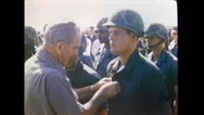 Vietnam War - Us Soldier Decoration 01 Stock Footage
