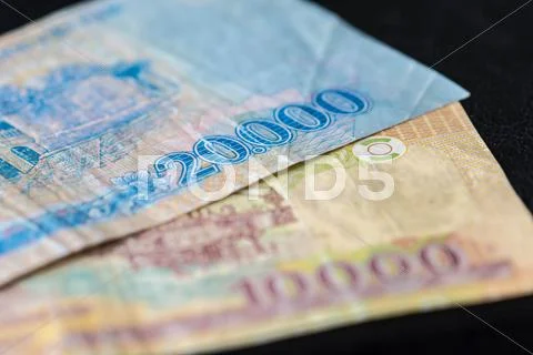 Vietnamese banknotes close up Stock Photos