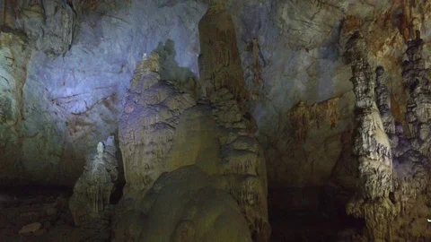Vietnamese Cavern Interior Stock Footage 73280340