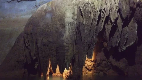 Vietnamese Cavern Interior Stock Footage 73280553
