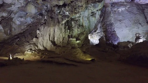 Vietnamese Cavern Interior Stock Footage 73280821