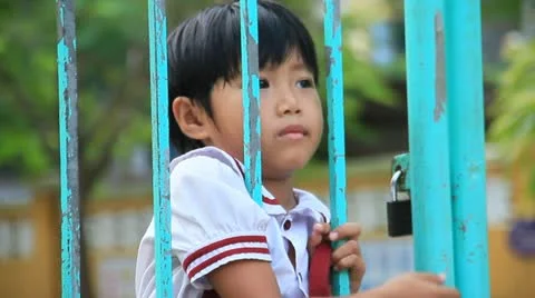 Vietnamese Children at school Stock Footage 18173613