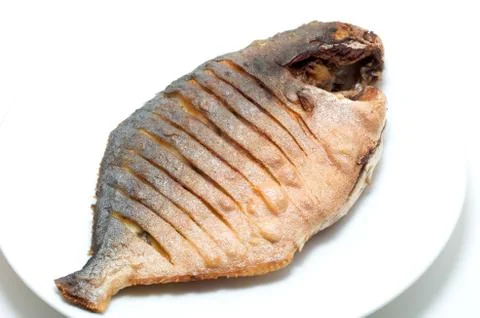 Vietnamese deep fried fish Foto stock