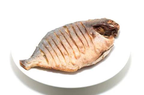 Vietnamese deep fried fish Stock Photos