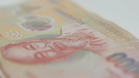 Vietnamese Dong Banknotes 스톡 동영상 103374058
