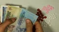Vietnamese Dong VND, Counting Drugs and Money, Health Care, Colorful Pills HD Footage