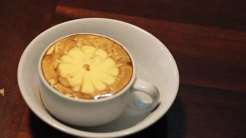 Vietnamese egg coffee Stock Footage 109563759