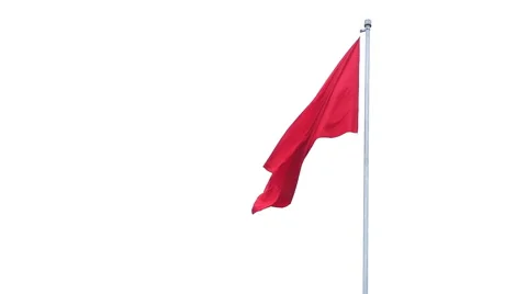 Vietnamese Flag in Ba Dinh Square near Ho Chi Minh Mausoleum in Hanoi, Vietnam Stock Footage 2655904