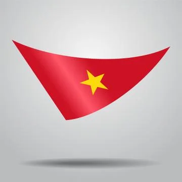 Vietnamese flag background. Vector illustration. Stock-Illustration