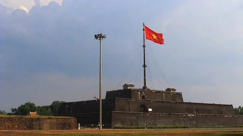 Vietnamese flag Stock Footage 111280710