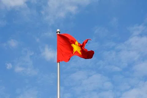 Vietnamese Flag Foto stock