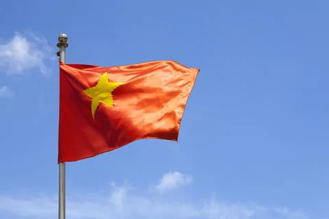 Vietnamese flag Stock Photos