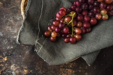 Vietnamese grape on rustic background Stock Photos