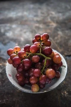 Vietnamese grape on rustic background Stock Photos