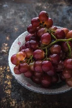 Vietnamese grape on rustic background Stock Photos