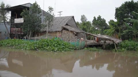 Vietnamese Houses Stock Footage 32274792