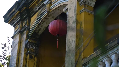 Vietnamese Lantern Pull Focus Stock Footage 120331930