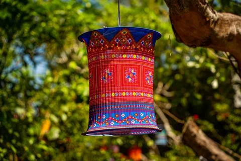 Vietnamese lanterns. 스톡 사진