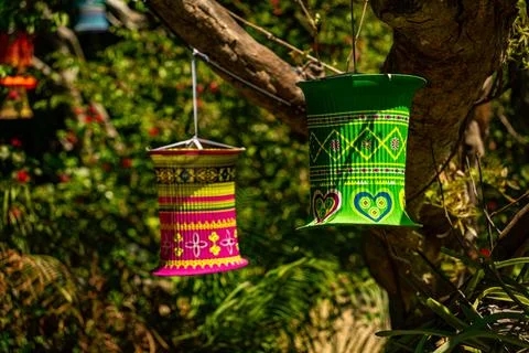 Vietnamese lanterns. Stock Photos