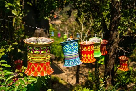 Vietnamese lanterns. Stock-Fotos