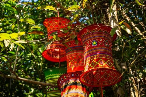Vietnamese lanterns. Photos