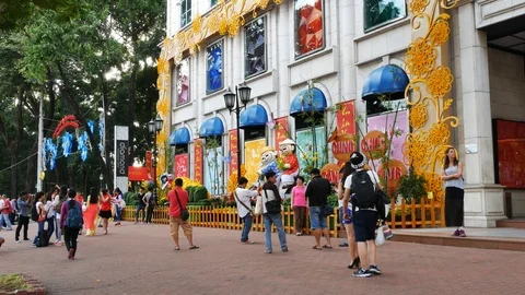 Vietnamese New Year Stock Footage 97482247