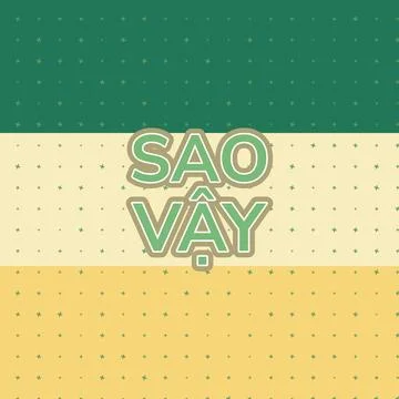 A Vietnamese phrase meaning WHAT'S WRONG display type design with neon sign typo 库存插图
