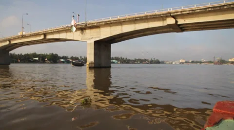 Vietnamese River Stock Footage 32274626