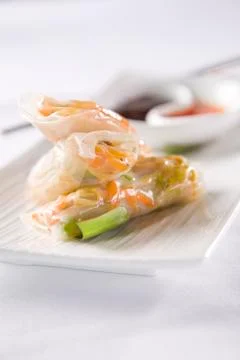 Vietnamese rolls Stock Photos