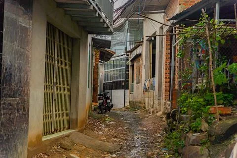 Vietnamese slums. 스톡 사진