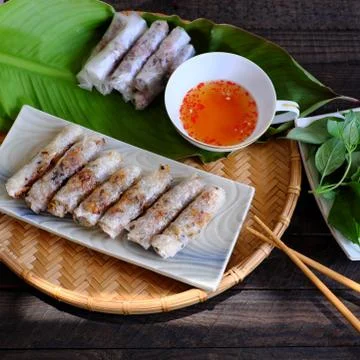 Vietnamese spring roll pastry Foto stock