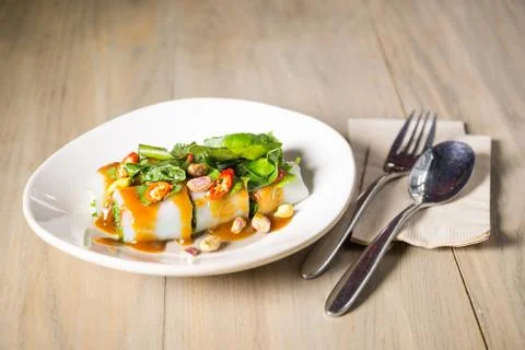 Vietnamese spring rolls Foto stock