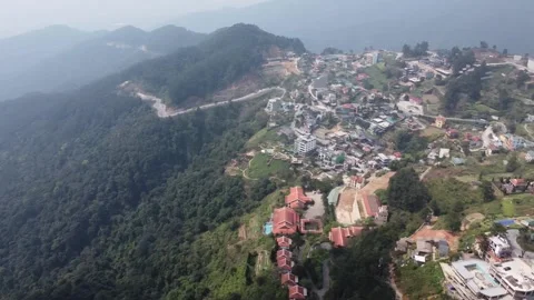 Vietnamese town in the mountains Stock Footage 150342179