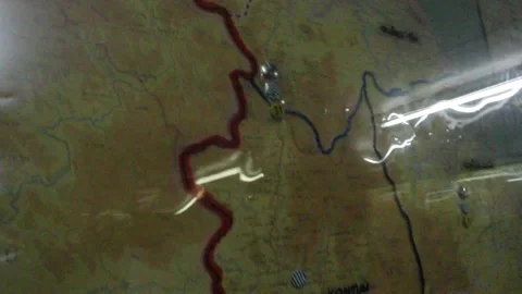 Vietnamese war plans, maps Stock Footage 251880674