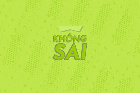 Vietnamese wording for EXACTLY decorative type artwork with print grain echo tex Stock Illustration