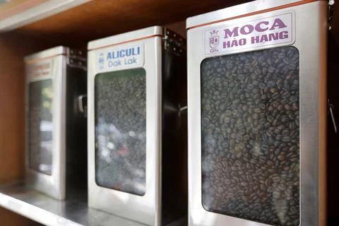 Vietnam's coffee exports decrease in the first nine months of 2023, Hanoi - 03 O Stock Photos
