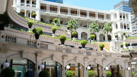 View of 1881 Heritage or former Marine Police Headquarters in Hong Kong. Stock Footage 78837688