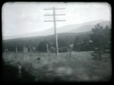 View from a 1930s Train - 16mm 스톡 동영상 21243975