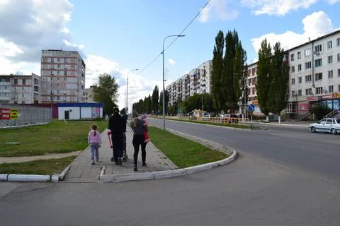 View of the 20th microdistrict Stock Photos