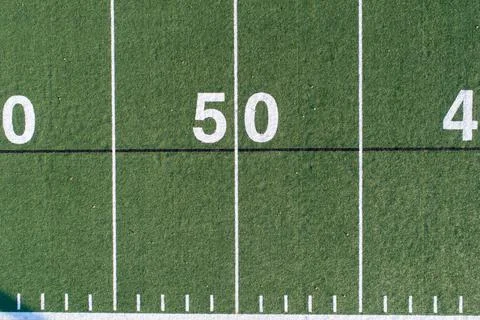 View of the 50 yard line Stock Photos