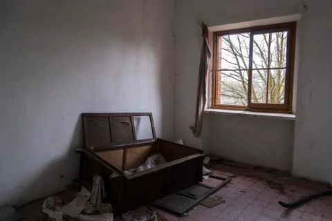 View of a abandoned house Stock Photos