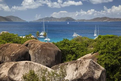 View Above The Baths Foto stock