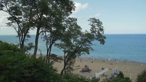 View above the beach. Stock-Footage 80326792