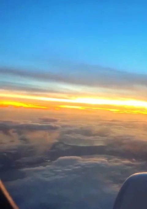 The view above the clouds Stock Footage 212626993