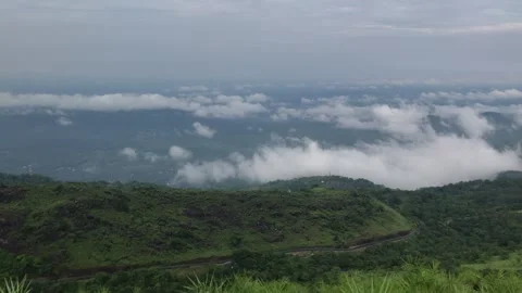 View from above the clouds Stock Footage 283039571