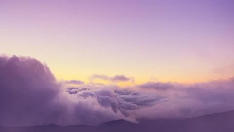 View above the clouds Stock Photos